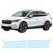 Купити Антигравійна захисна бронеплівка за лекалами для Skoda Enyaq I 2020- нижня зона кузова пороги 108808 Модельні лекала захисних плівок для Skoda