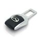 Купить Заглушка ремня безопасности с логотипом Mazda 1 шт 9839 Заглушки ремня безопасности - 7 фото из 7