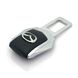Купить Заглушка ремня безопасности с логотипом Mazda 1 шт 9839 Заглушки ремня безопасности - 2 фото из 7
