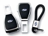Купить Набор в авто для Subaru №2 / Заглушка переходник ремня безопасности и брелока с логотипом 36716 Подарочные наборы для автомобилиста