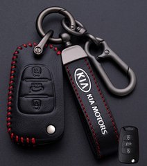 Купити Чохол для автоключів Kia з Брелоком Карабін Оригінал (3 кнопки Викидний ключ №2) 66800 Чохли для автоключів (Оригінал)