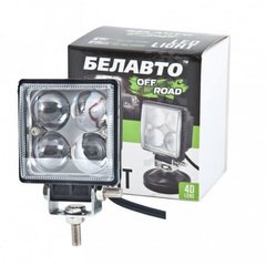 Купить Дополнительная LED фара BELAUTO 12W (3W*4) 10-30V 75x75x49 mm Дальний 800Lm (BOL0403 QL) 1 шт 8480 Дополнительные LЕD фары