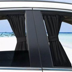 Купить Солнцезащитные шторки Sigma на боковые стекла S / высота 37-42 см / ширина 60 см / двухсторонние Черные 2 шт 36397 Шторки солнцезащитные для окон авто
