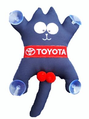 Купити М'яка іграшка Кіт Супермен з яйцями М'яка іграшка в машину на присосках ручної роботи 5776 Іграшки в авто