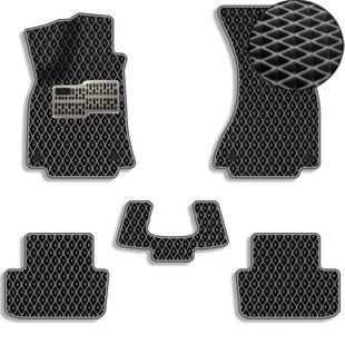 Купить 3D Коврики в салон EVA для Audi A4 (B8) 2008-2015 с подпятником Черные 5 шт 83420 Коврики для Audi