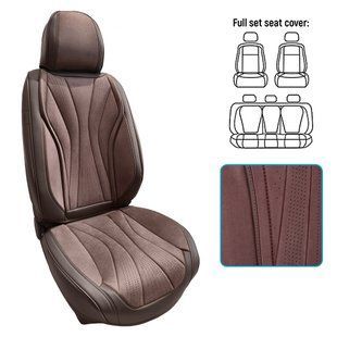 Buy 5D Voin Seat Covers Separate Headrests Brown Set (V-9101 Brn Full) 91366 5D Universal covers