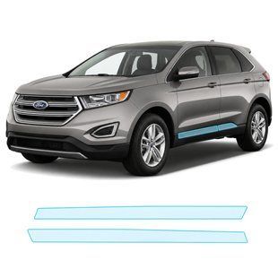Купити Антигравійна захисна бронеплівка за лекалами для Ford Edge (US) II 2015-2018 - нижня зона кузова пороги 104308 Модельні лекала захисних плівок для Ford
