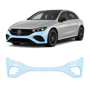 Buy Pre-cut paint protection film for Mercedes-Benz EQE 2022- front bumper 106878 Model-specific paint protection film patterns for Mercedes-Benz