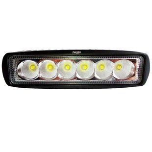 Купити Додаткова LED фара 18W (3W*6) 10-30V Далека (07-18W MINI) 1 шт (2958) 8530 Додаткові LЕD фари