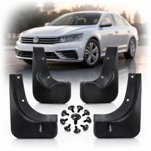 Buy Mudguards for Volkswagen Passat B7 NMS 2011-2019 USA Set of 4 pcs (VWP71121) 83641 Mudguards for Volkswagen