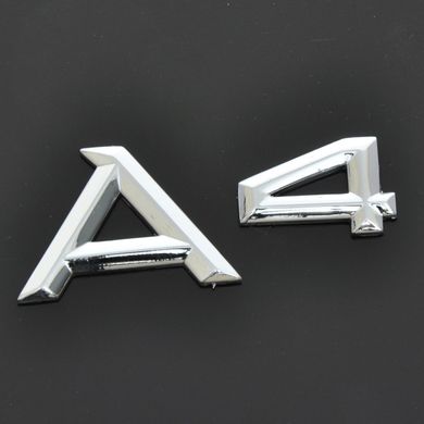 Купити Емблема - напис "A 4" на багажник 70х40 мм 22076 Емблема напис на іномарки
