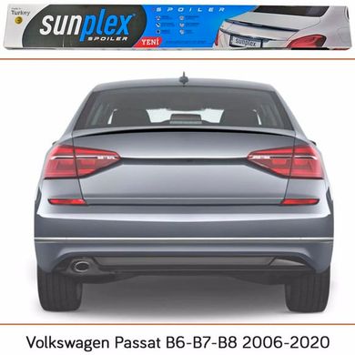 Купить Спойлер багажника Лип Volkswagen Passat B6 2006-2010 SunPlex (SPO-2 026 104) 63301 Спойлеры на крышку багажника