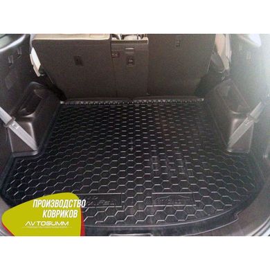 Купити Автомобільний килимок в багажник Hyundai Grand Santa Fe 2013 - Base / Гумовий (Avto-Gumm) 28179 Килимки для Hyundai