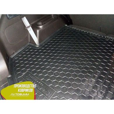 Купити Автомобільний килимок в багажник Hyundai Grand Santa Fe 2013 - Base / Гумовий (Avto-Gumm) 28179 Килимки для Hyundai
