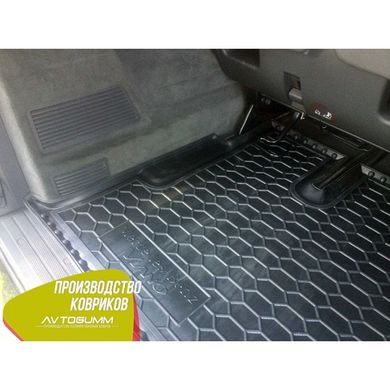 Купити Автомобільний килимок у багажник Mercedes Viano W639 2007- Long / Гумо - пластик 42216 Килимки для Mercedes-Benz