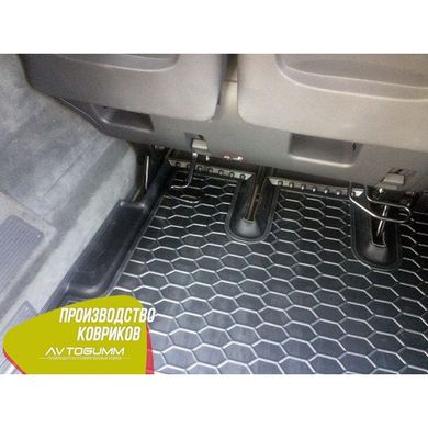Купить Автомобильный коврик в багажник Mercedes Viano W639 2007- Long / Резино - пластик 42216 Коврики для Mercedes-Benz