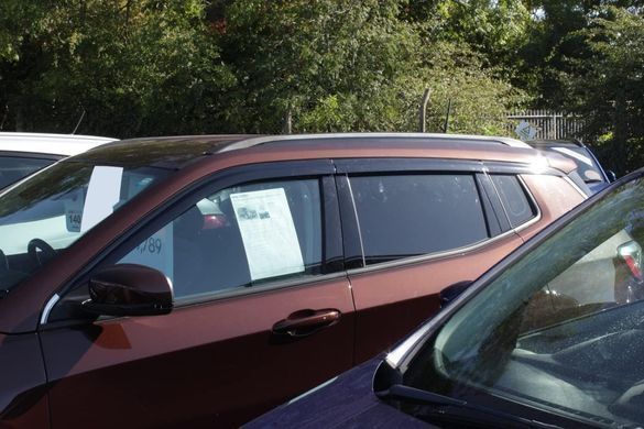 Buy Window deflectors wind deflectors for Jeep Compass 2006-2017 6 pcs (Auto Clover) 89773 Window deflectors for Jeep