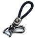 Купить Плетеный кожаный брелок для авто Skoda New для авто ключей с карабином 57853 Брелки для автоключей - 1 фото из 3