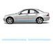 Купити Антигравійна захисна бронеплівка за лекалами для Mercedes-Benz C-Class W203 2000-2004 - нижня зона кузова пороги 106612 Модельні лекала захисних плівок для Mercedes-Benz