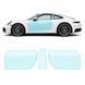 Buy Pre-cut paint protection film for Porsche 911 992 2019- doors and windows pillars 108277 Model-specific paint protection film patterns for Porsche