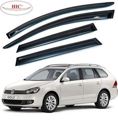 Купити Дефлектори вікон вітровики HIC для Volkswagen Golf V / VI 2003-2013 Variant Оригінал (VW45) 41215 Дефлектори вікон Volkswagen