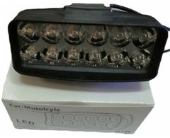Купити Додаткова LED фара 24W (2W*12) 10-30V 115x43x53 mm Дальній (JP058) 1 шт 8531 Додаткові LЕD фари