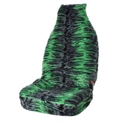 Купить Чехлы - Меховые Зеленые (3-х цвет) "Тигр" №6 комплект 4шт 23733 Чехлы универсальные Меховые
