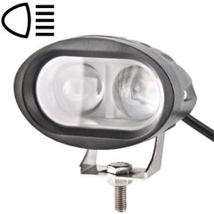 Купити Світлодіодна додаткова LED фара БЕЛАВТО Лінза Дальнє світло Алюмінієвий корпус (BOL0210L) 62505 Додаткові LЕD фари