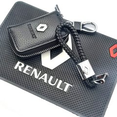 Купити Автонабір №33 для Renault / Килимок панелі / Брелок з карабіном та чохол для автоключів з логотипом 36782 Подарункові набори для автомобіліста