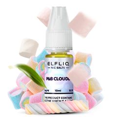 Купить Elf Liq жидкость 10 ml 50 mg P&B Cloud Маршмеллоу с холодком 66402 Жидкости от ElfLiq