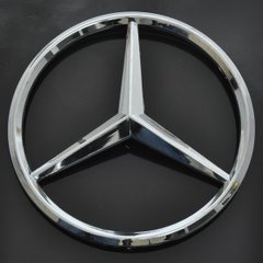 Купити Емблема "Mercedes" D183мм (Спринтер 2003) перед /пластик/під болт (Емірати) 21538 Емблеми на іномарки