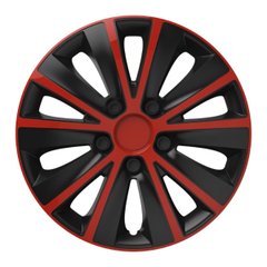 Купити Ковпаки для колес Elegant RAPID R13 Чорно- Червоні 4 шт 21688 13 (EL)