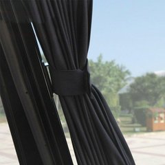 Купить Солнцезащитные шторки Sigma на боковые стекла S / высота 37-42 см / ширина 70 см / двухсторонние Черные 2 шт 36398 Шторки солнцезащитные для окон авто
