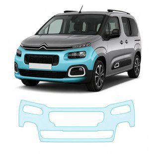 Buy Pre-cut paint protection film for Citroen Berlingo III 2018- front bumper 103842 Model-specific paint protection film patterns for Citroen