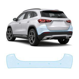 Buy Pre-cut paint protection film for Mercedes-Benz GLA H247 2020-2023 - rear bumper 106947 Model-specific paint protection film patterns for Mercedes-Benz