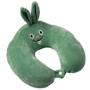Buy Travel Pillow For Neck With Memory Effect Velor Olive (P333) 60233 Travel pillow