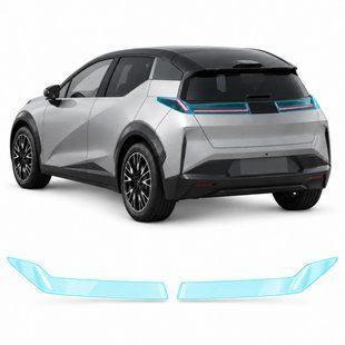 Купити Антигравійна захисна бронеплівка за лекалами для Zeekr X I 2023- задні ліхтарі стопи 110351 Модельні лекала захисних плівок для Zeekr