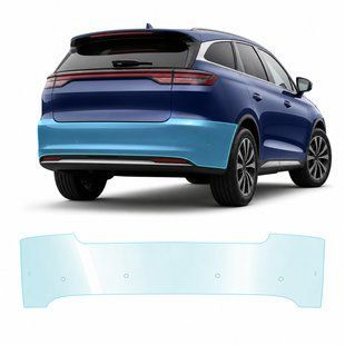 Купити Антигравійна захисна бронеплівка за лекалами для BYD Tang III 2023- задній бампер 103275 Модельні лекала захисних плівок для BYD