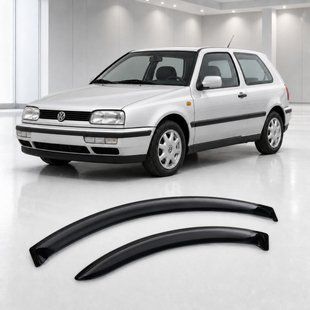 Купити Дефлектори вікон вітровики для Volkswagen Golf III 3d 1991-1997 Скотч 3M (AMV22291) Acrylic 2 шт 110751 Дефлектори вікон Volkswagen