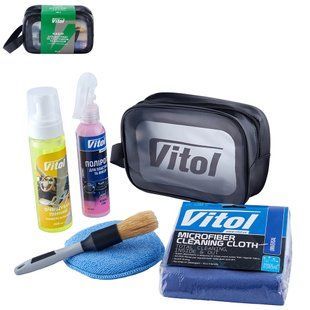 Купити Набір автомобільний для догляду за дисками та гумою Vitol 5 в 1 (VN2) 89878 Набори техдопомоги та догляду для автомобіліста
