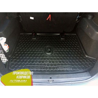 Купить Автомобильный коврик в багажник Renault Lodgy 2013-2019,5 / Резино - пластик 42317 Коврики для Renault