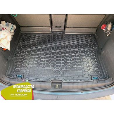 Купить Автомобильный коврик в багажник Opel Meriva A 2002- Резино - пластик 42267 Коврики для Opel