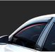 Купити Дефлектори вікон вітровики Benke для Hyundai Tucson (NX4) 2021- Long Хром Молдинг Із Нержавіючої Сталі 3D 39775 Дефлектори вікон Hyundai - 10 фото из 11