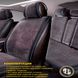 Купити Накидки для сидінь хутряні Mutton Premium Комплект Сірі 67155 Накидки для сидінь Premium (Алькантара) - 7 фото из 8