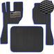 Buy EVA floor mats for Volvo FH 13 2002-2012 with heel pad Black-Blue edging 3 pcs 79508 Floor mats for Volvo