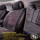 Buy Mutton Premium Fur Seat Covers Set Gray 67155 Premium Seat Covers (Alcantara) - 7 photos from 8