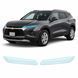 Купить Антигравийная защитная бронепленка по лекалам для Chevrolet Blazer III 2019-2022 - оптика (фары и ПТФ) 103644 Модельные лекала защитных пленок для Chevrolet