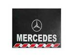 Купити Бризковики Mercedes великий зад. 2 шт 600х400 червона напис (Україна) 23441 Брызговики ФУРЫ
