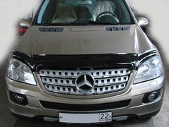 Купить Дефлектор капота мухобойка Mercedes ML (W164) 2005-2011 7149 Дефлекторы капота Mercedes-benz