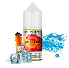 Купить Elf Liq жидкость 30 ml 50 mg Elfbull Ice Энергетик со льдом 66146 Жидкости от ElfLiq